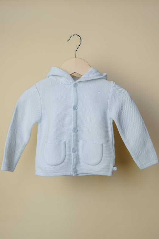 Jasper Conran Junior Blue Cardigan, 9-12 Months