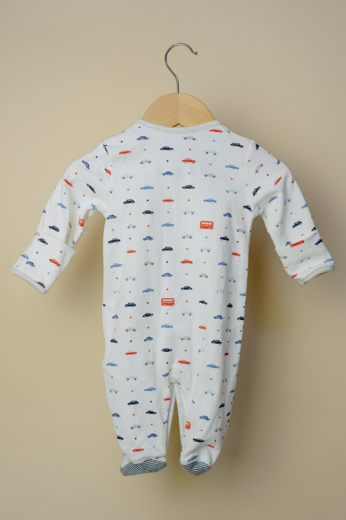 Jasper Conran Junior Car Print Bodysuit, 0-3 Months