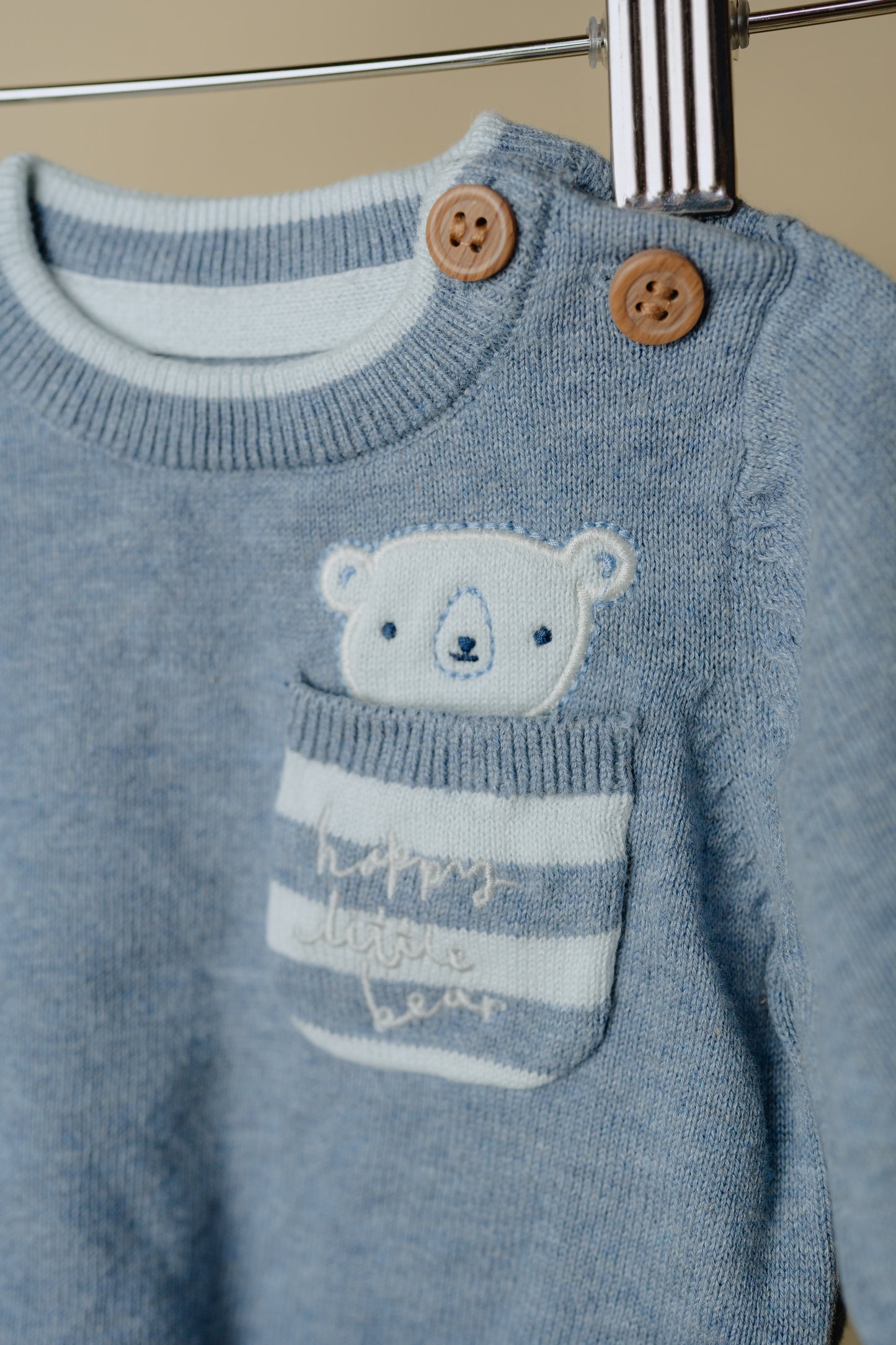 Mothercare Blue Jumper, Newborn