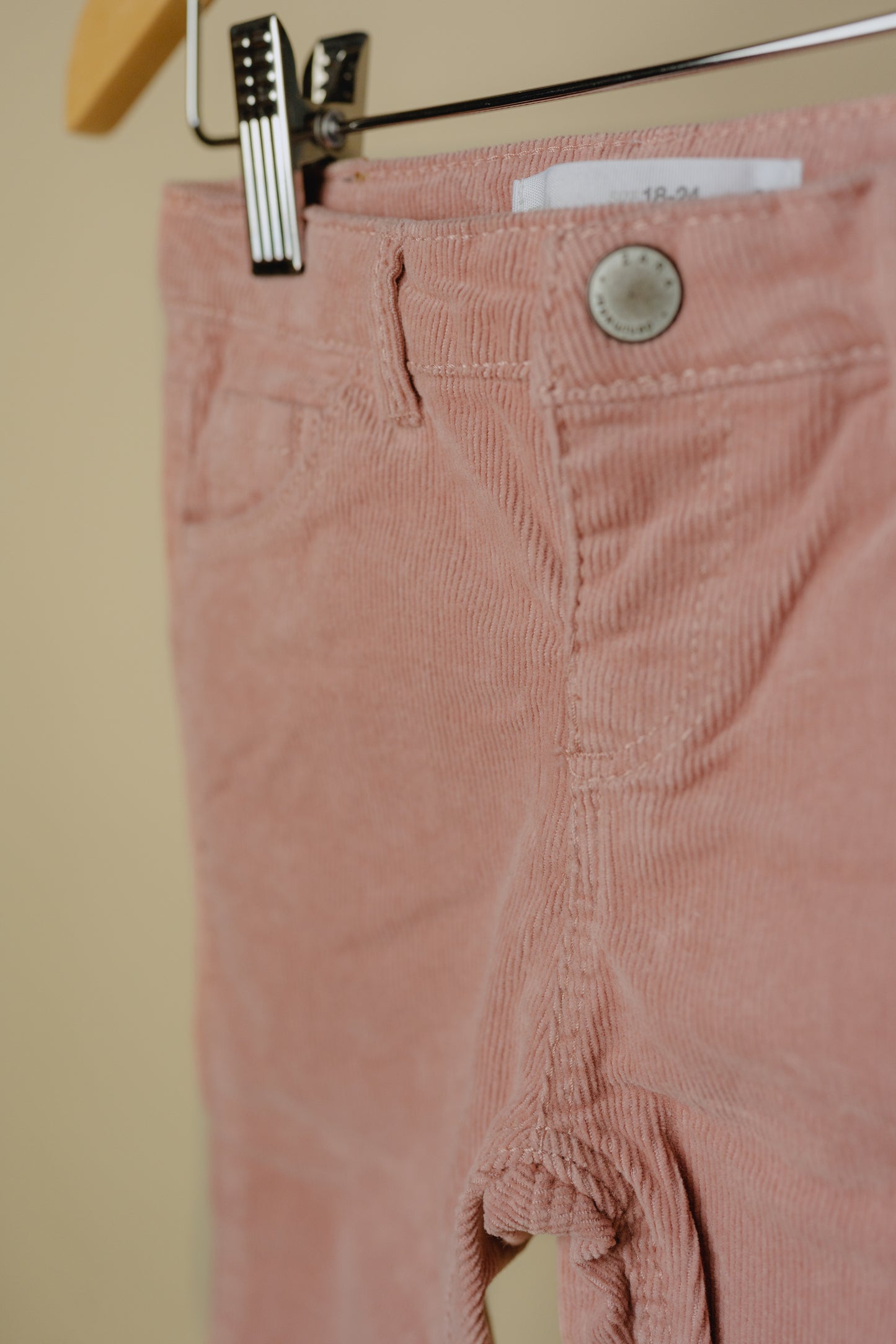 Zara Pink Jean Trousers, 18-24 Months