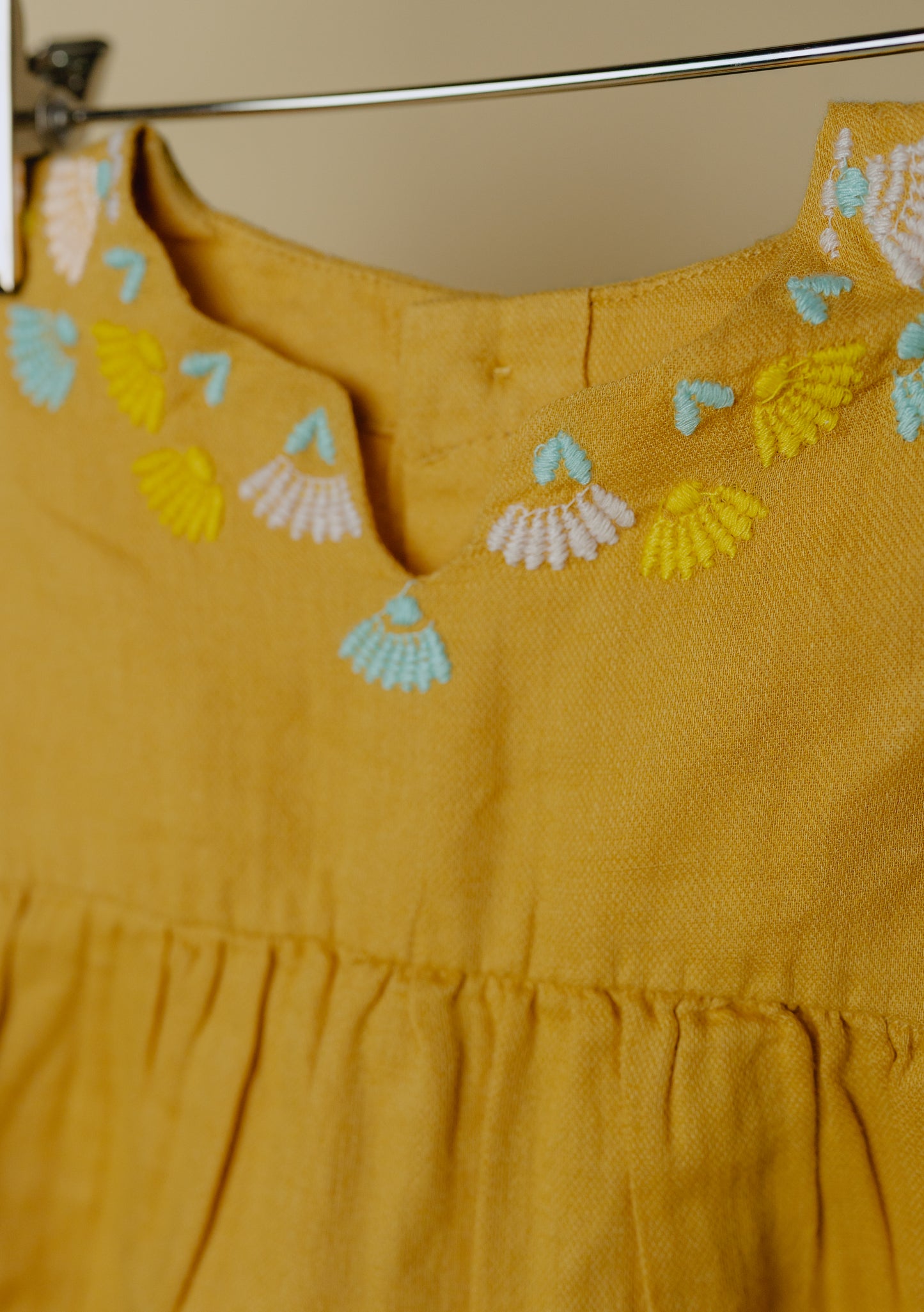 Tape A L’oeil Yellow Dress and Bloomers Set, 6 Months