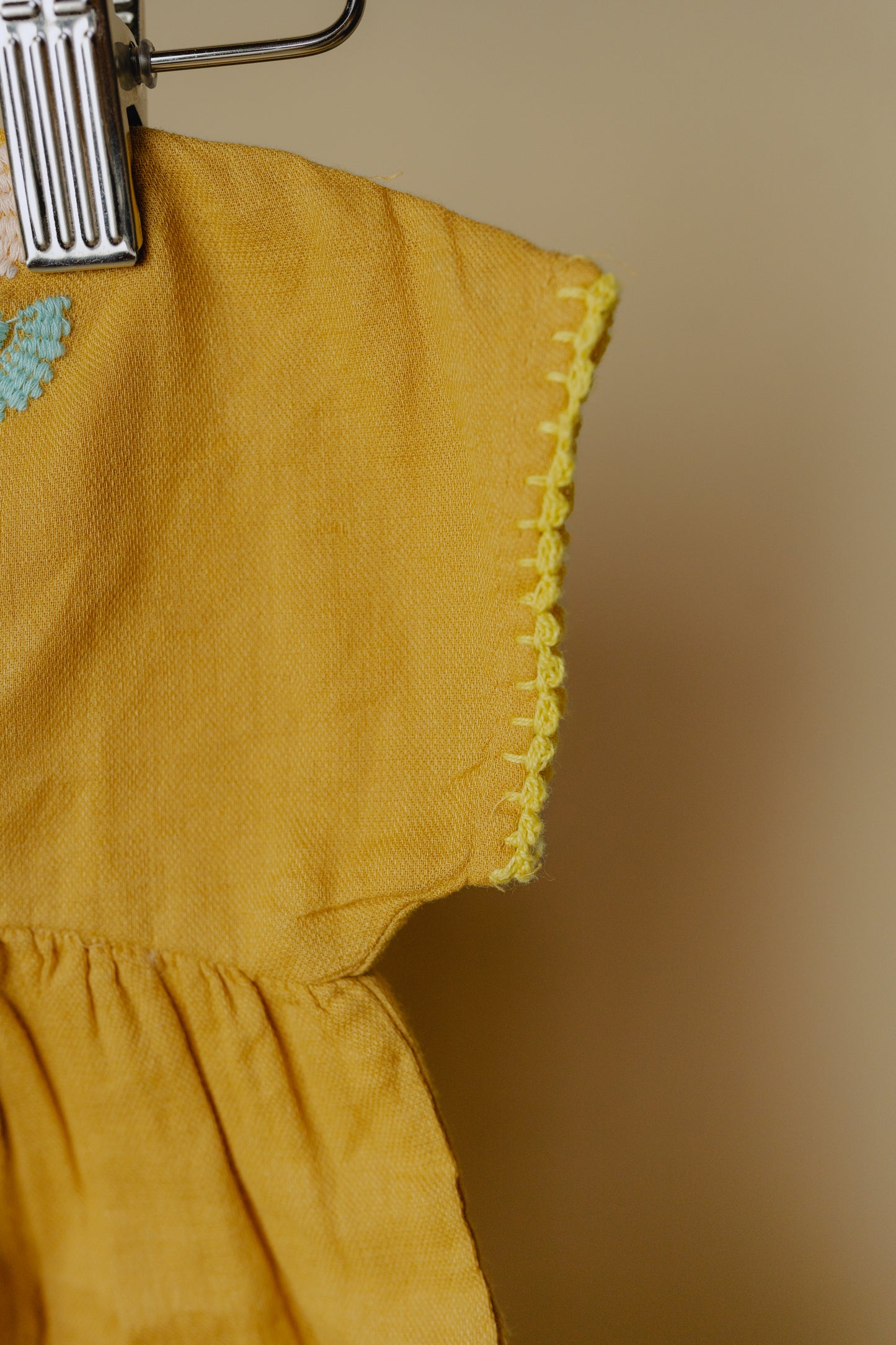 Tape A L’oeil Yellow Dress and Bloomers Set, 6 Months