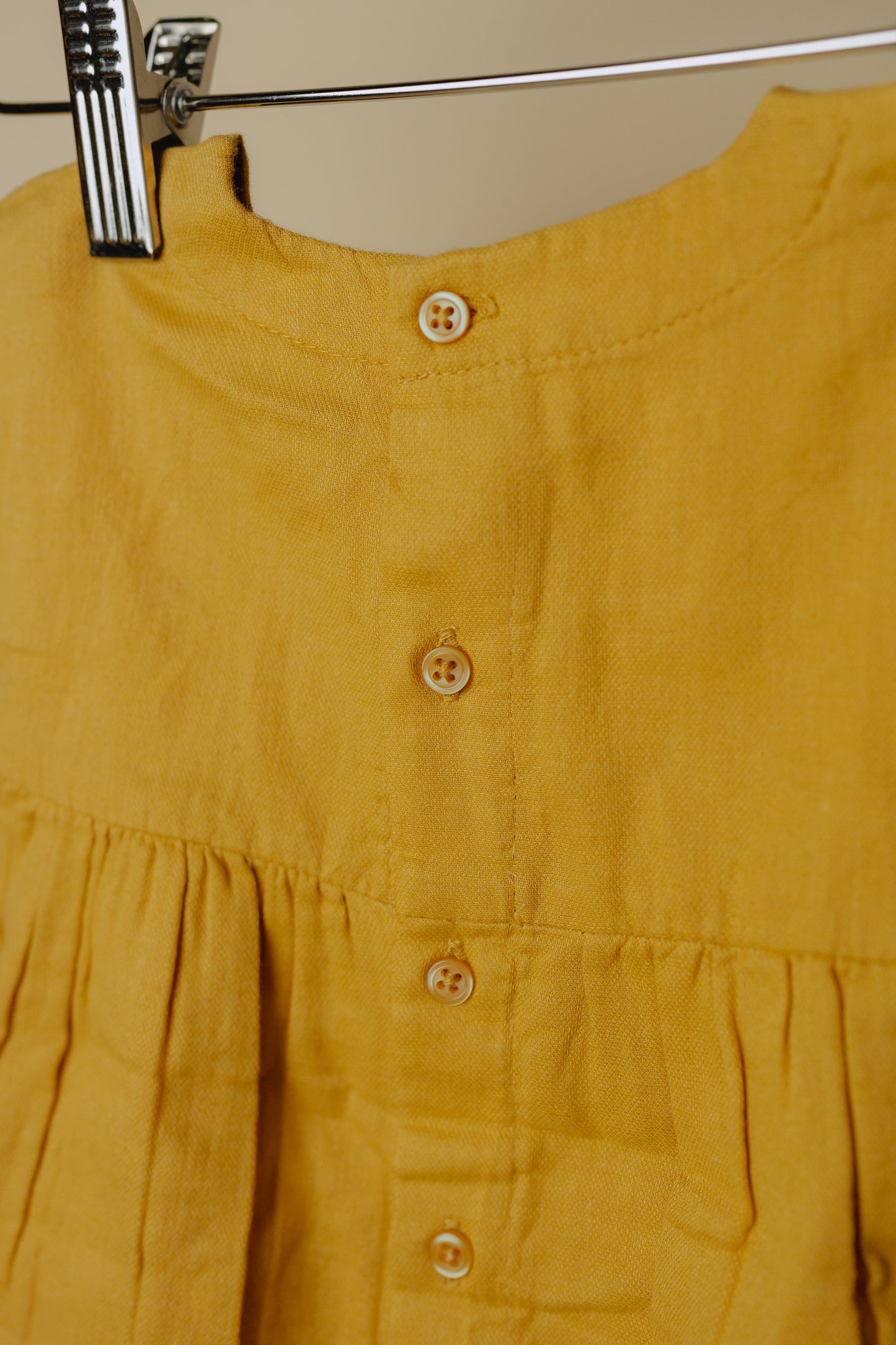 Tape A L’oeil Yellow Dress and Bloomers Set, 6 Months