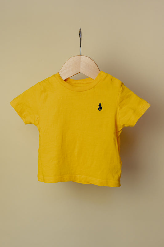 Ralph Lauren Yellow T-Shirt, 6 Months