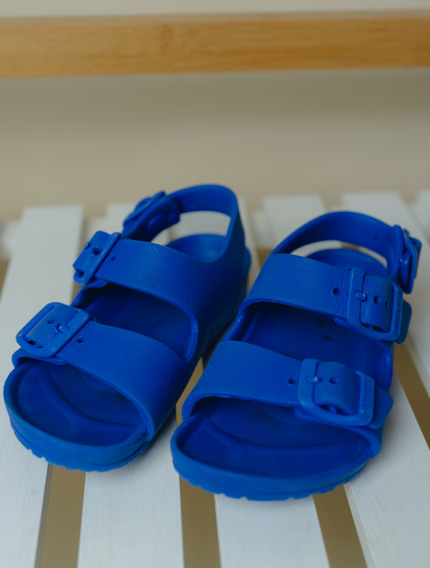 Birkenstock Blue Eva Sandals, Size 9K