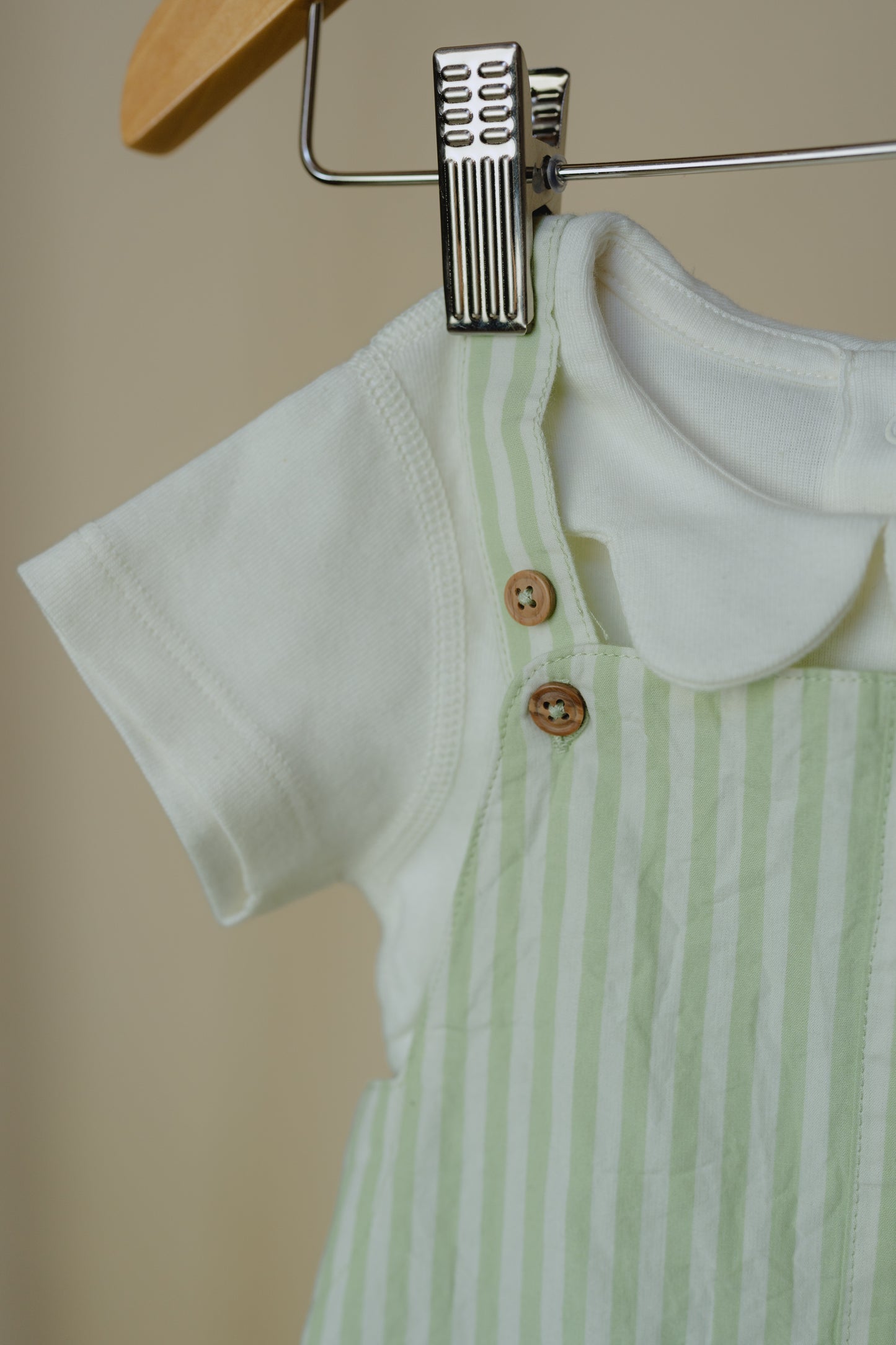 M&S Peter Rabbit Bodysuit & Green Dress Set, 6-9 Months