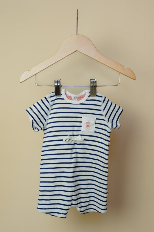 Petit Bateau Nautical Bodysuit, 0-1 Month