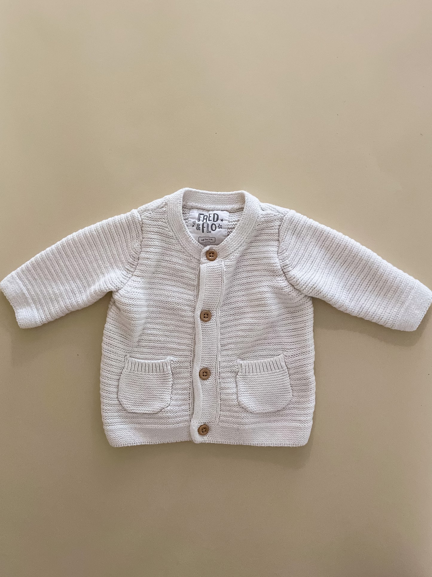 Fred & Flo Knit Cardigan, Up to 1 Month