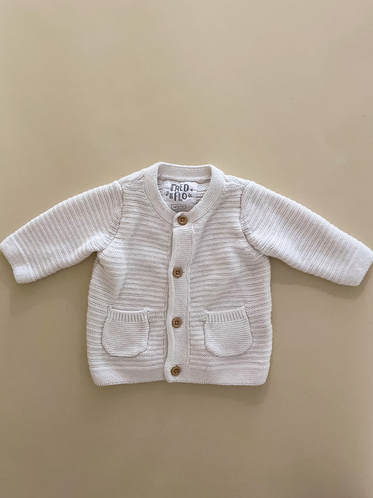 Fred & Flo Knit Cardigan, Up to 1 Month