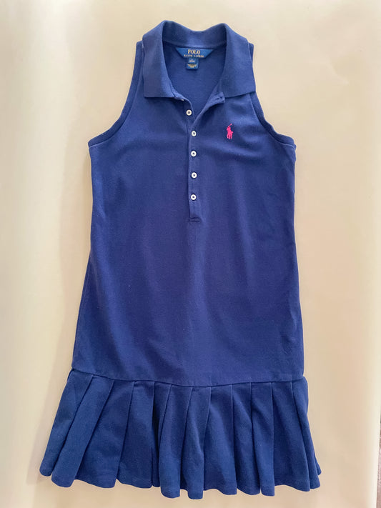 Polo Ralph Lauren Navy Dress, Large 12-14