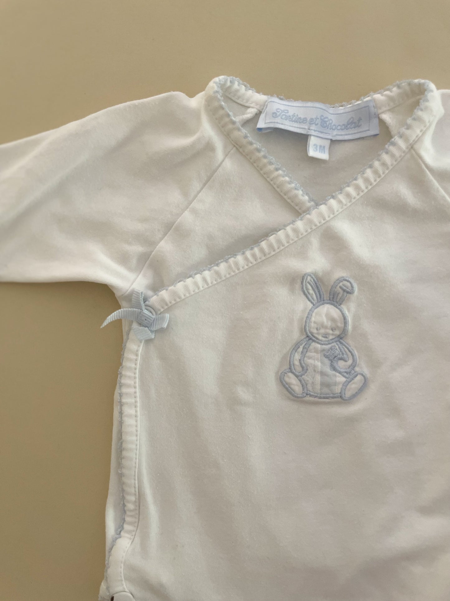 Tartine Et Chocolat Wrapover Bodysuit, 3 Months