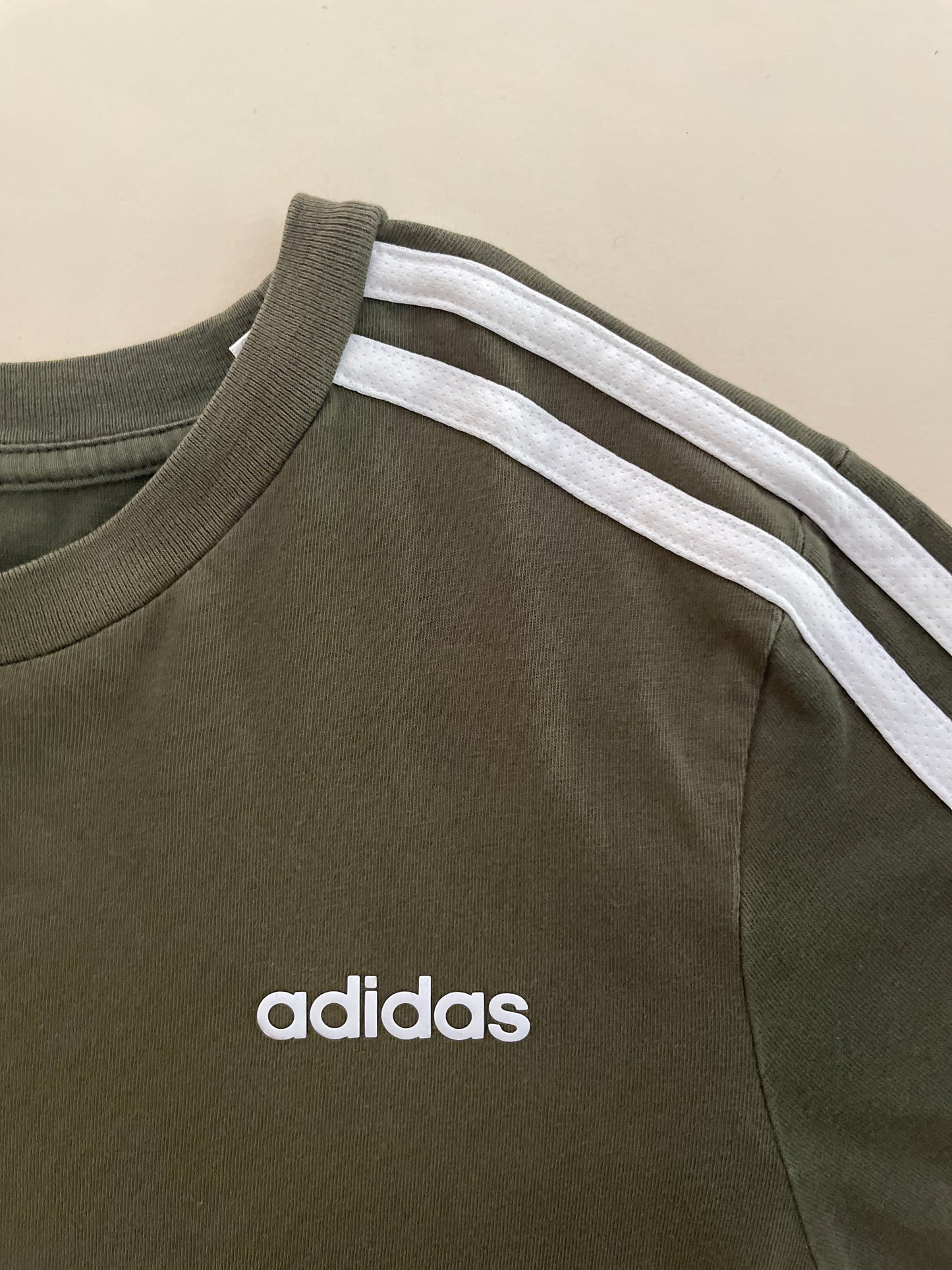 Adidas Khaki T-Shirt, 11-12 Years