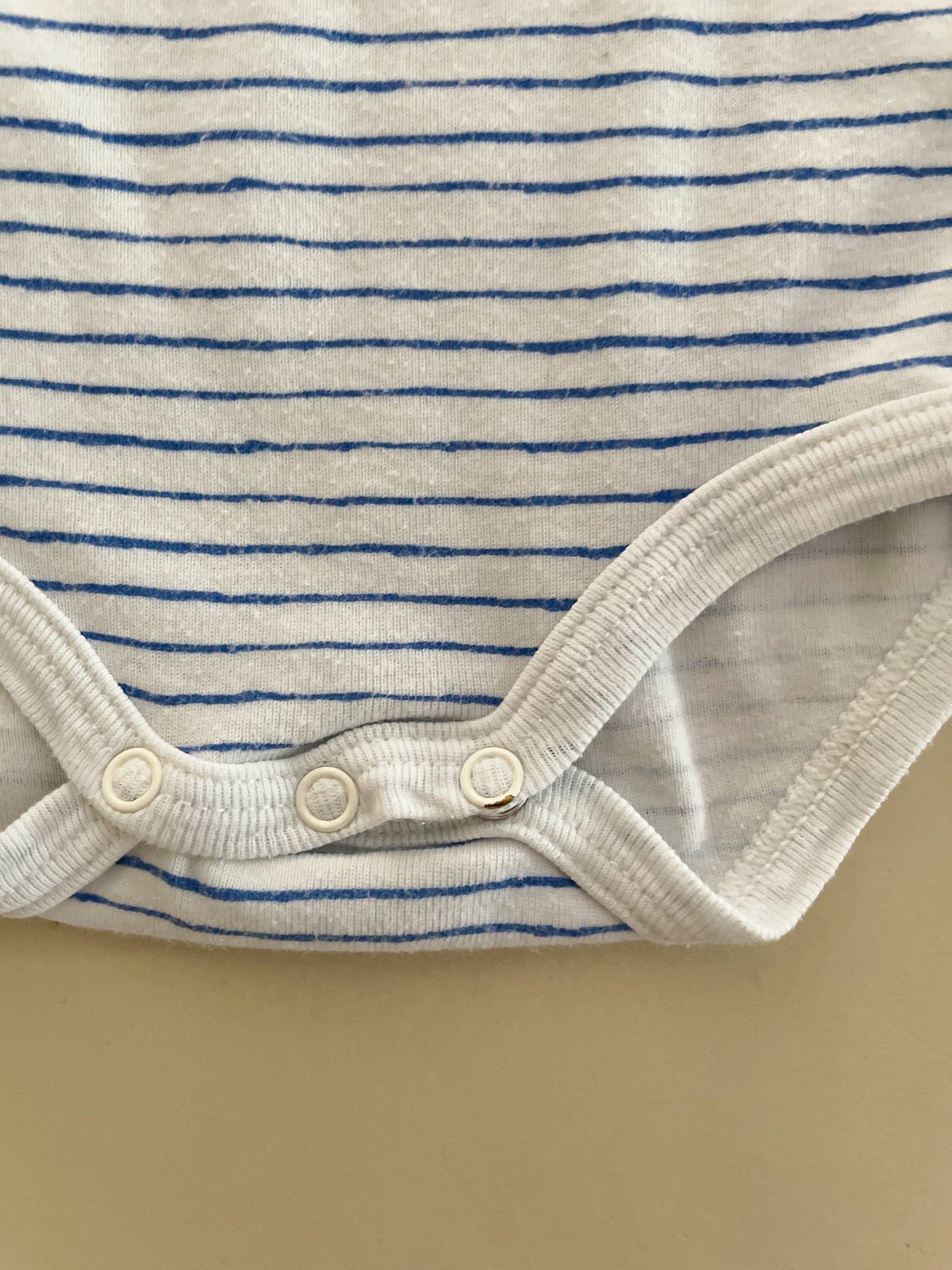 Petit Bateau Striped Bodysuit, 3 Months