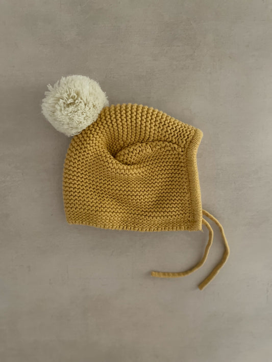 Next Baby Yellow Bonnet, 3-6 Months