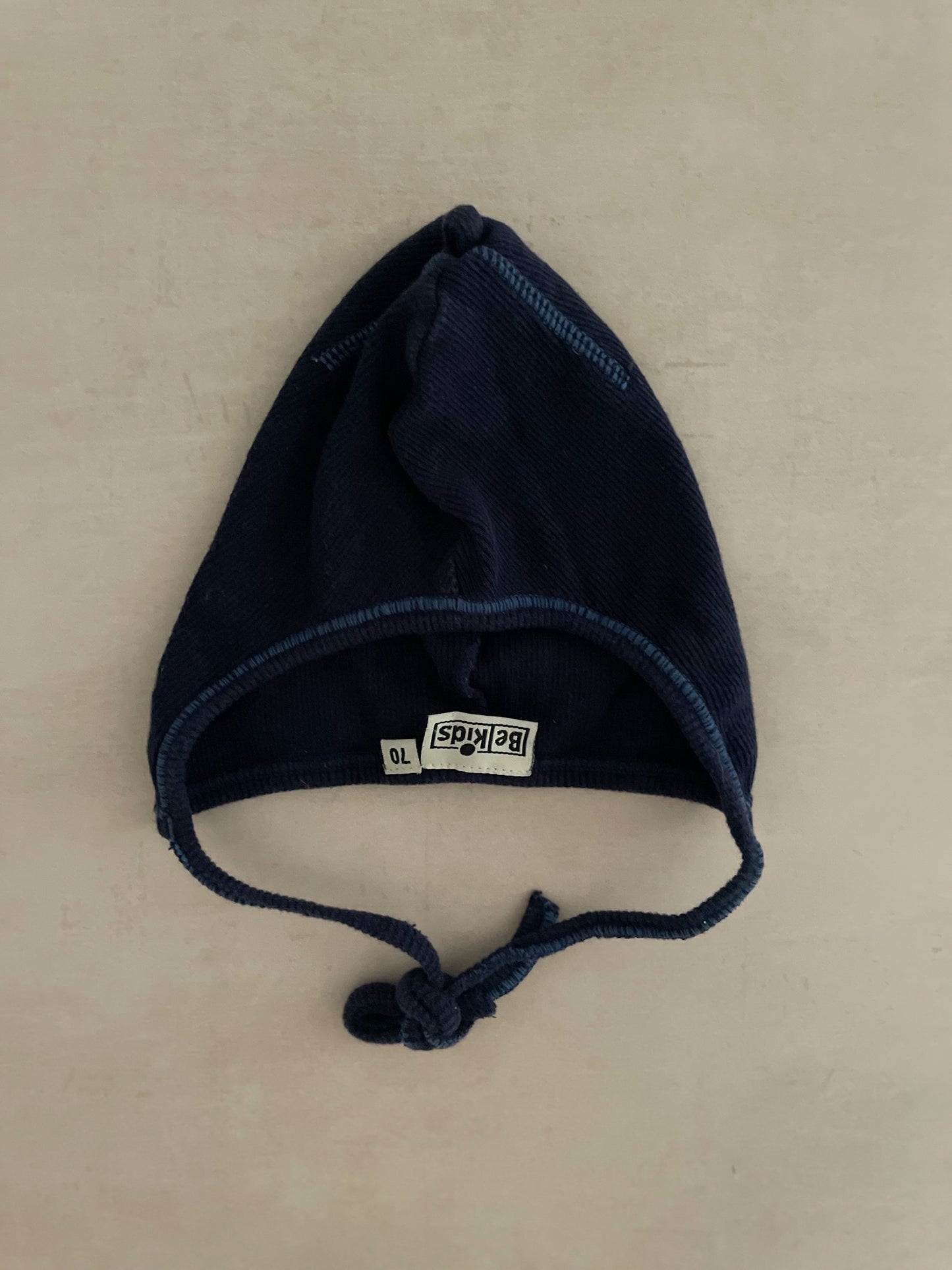 Be Kids Dark Blue Bonnet, 3-6 Months