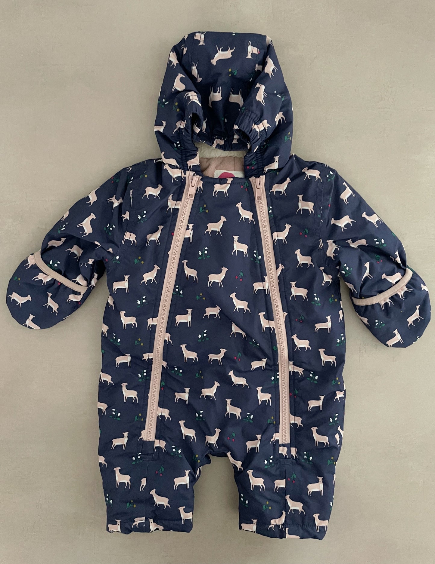 Baby Boden Snowsuit, 0-3 Months