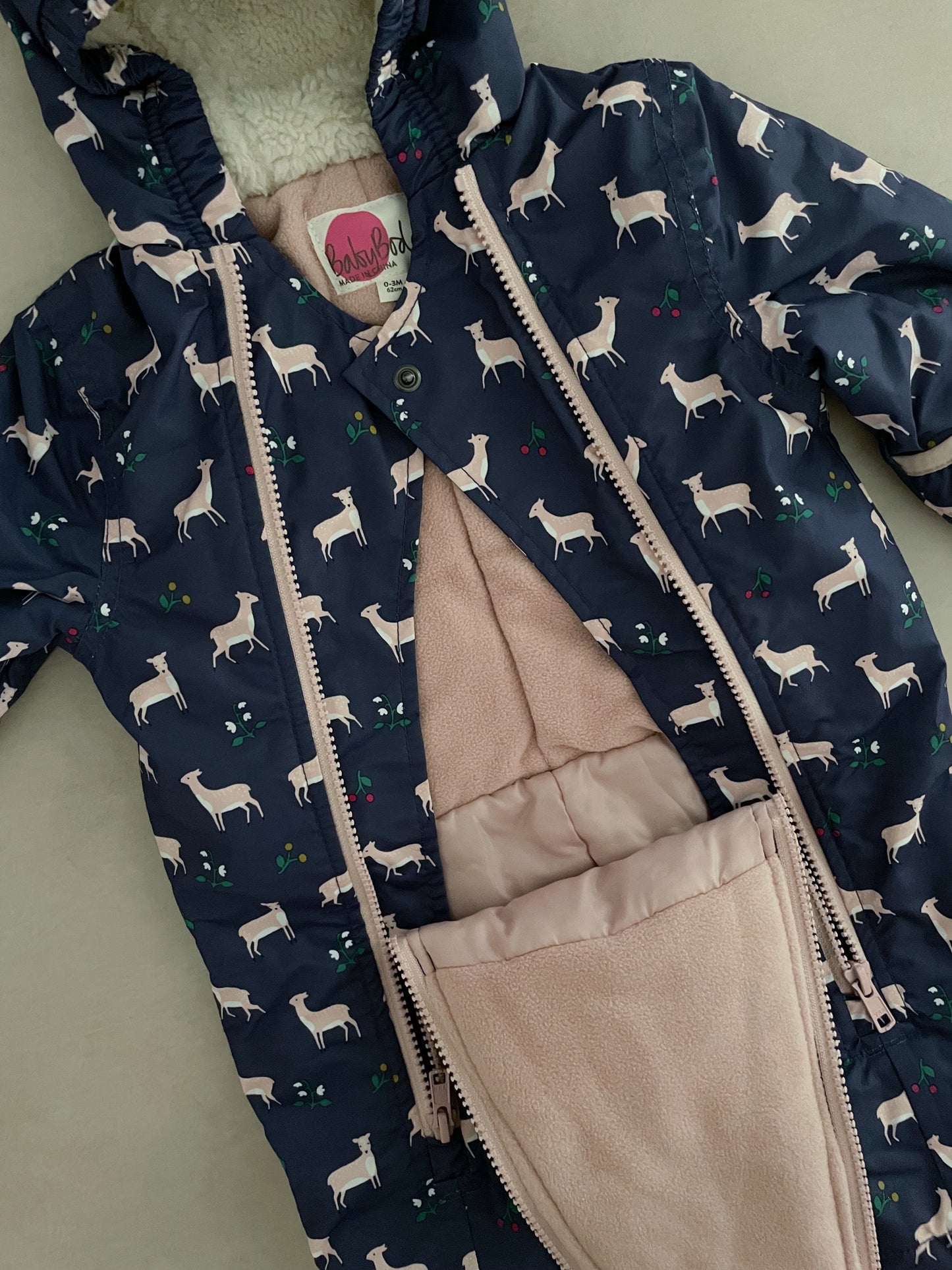 Baby Boden Snowsuit, 0-3 Months