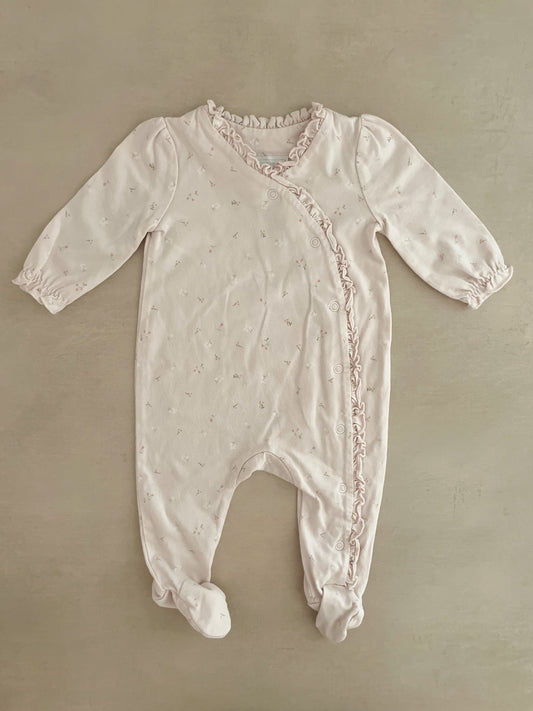 The Little White Company Pink Sleepsuit, Newborn