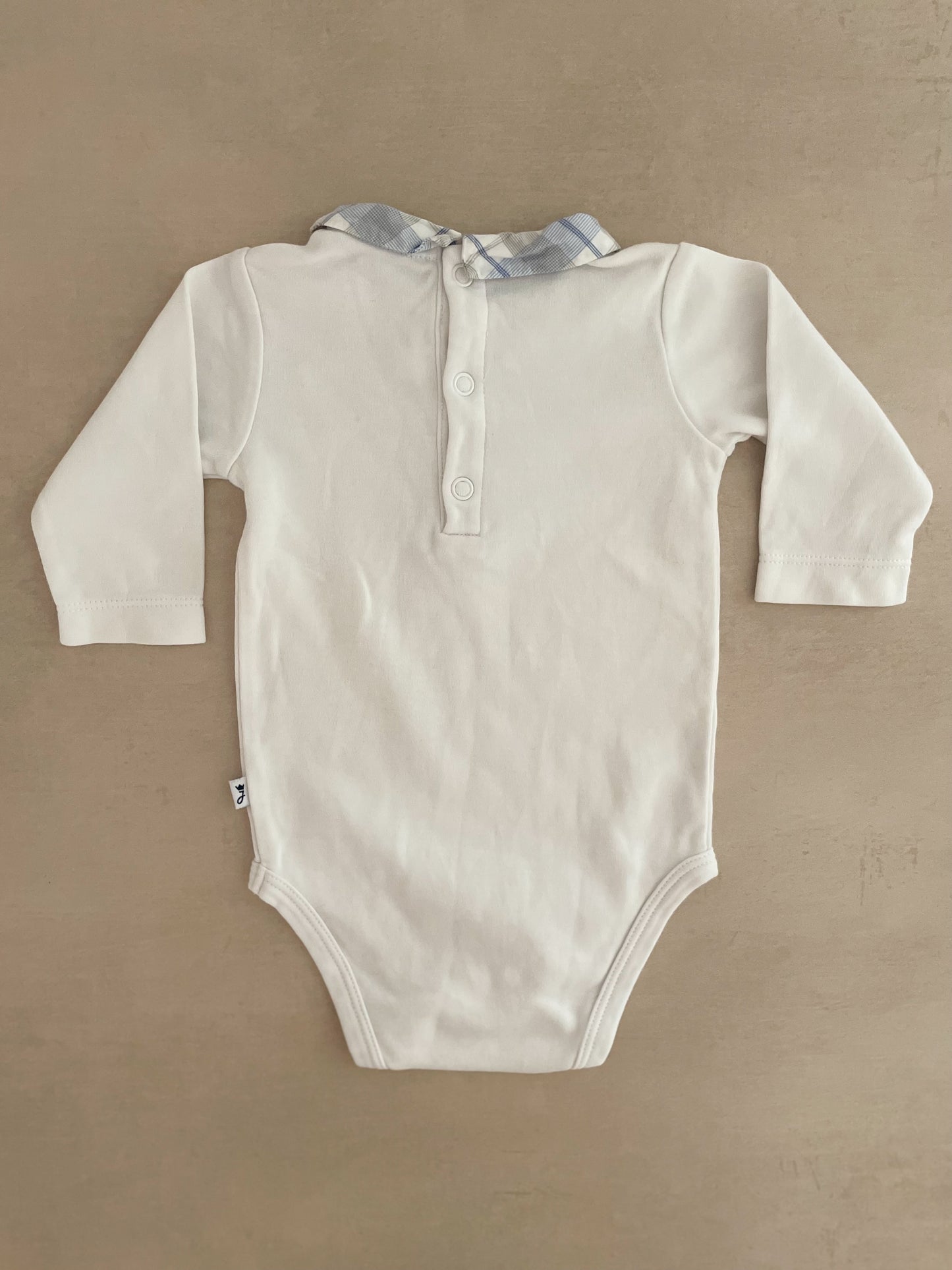 Jacadi Paris White Bodysuit, 3 Months