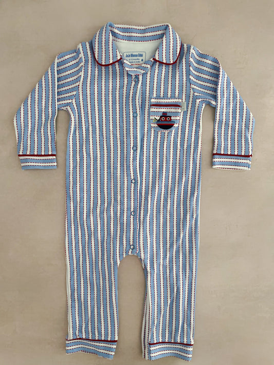 JoJo Maman Bébé Striped Pyjamas, 6-12 Months